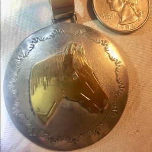 Thomas Singer Navajo Sterling 12K Gold Pendant.